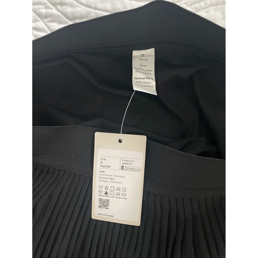 NEW Halara Black Pleated Tennis Skort Mini Skirt Women Size S - Picture 13 of 13